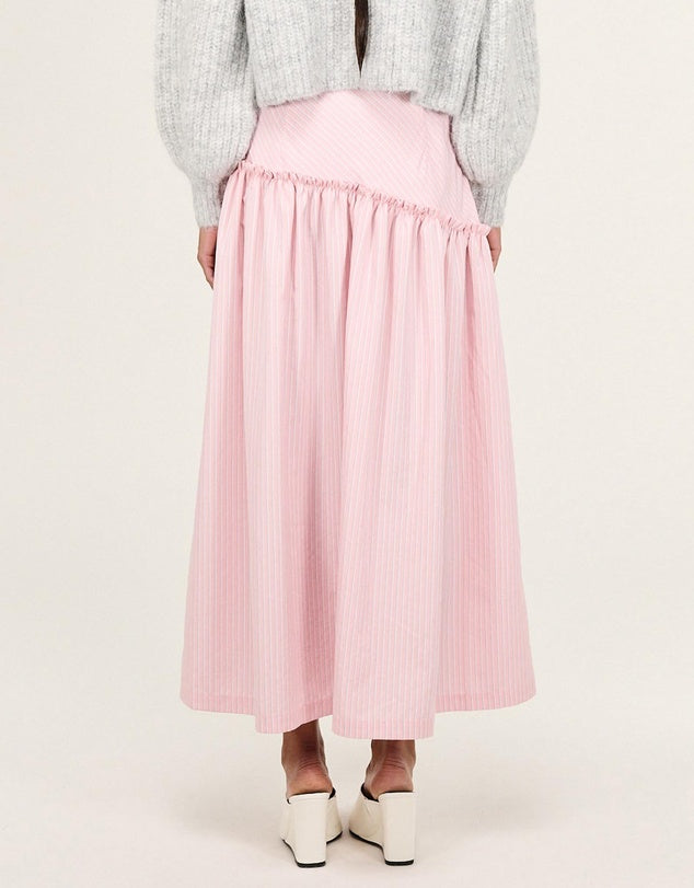 Staple The Label Lina Maxi Skirt Pink Stripe