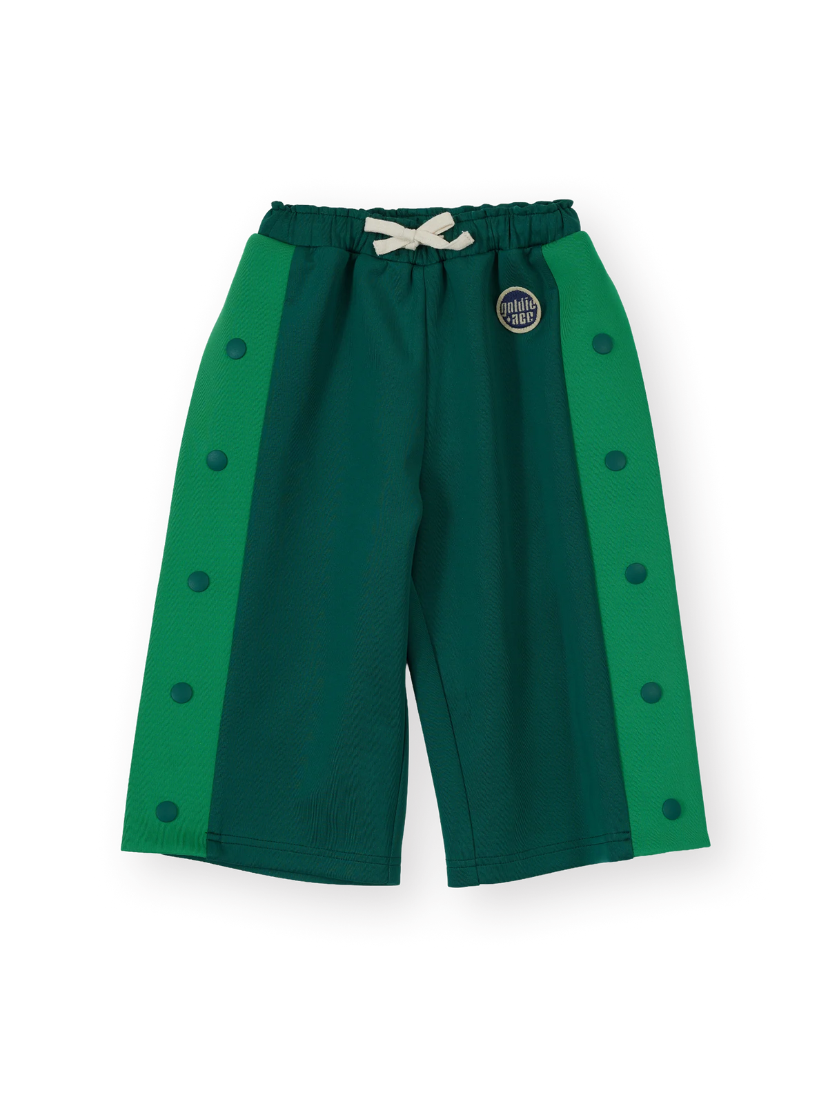 Goldie + Ace Logo Track Snap Pant Green