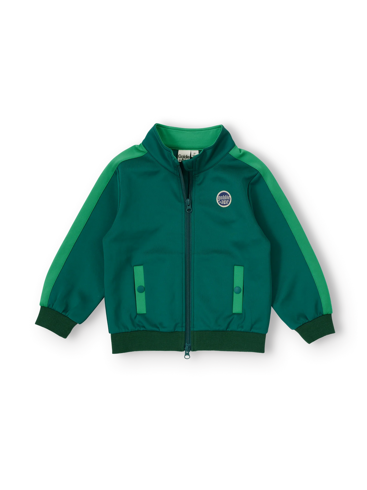 Goldie + Ace Logo Track Zip Jacket Green
