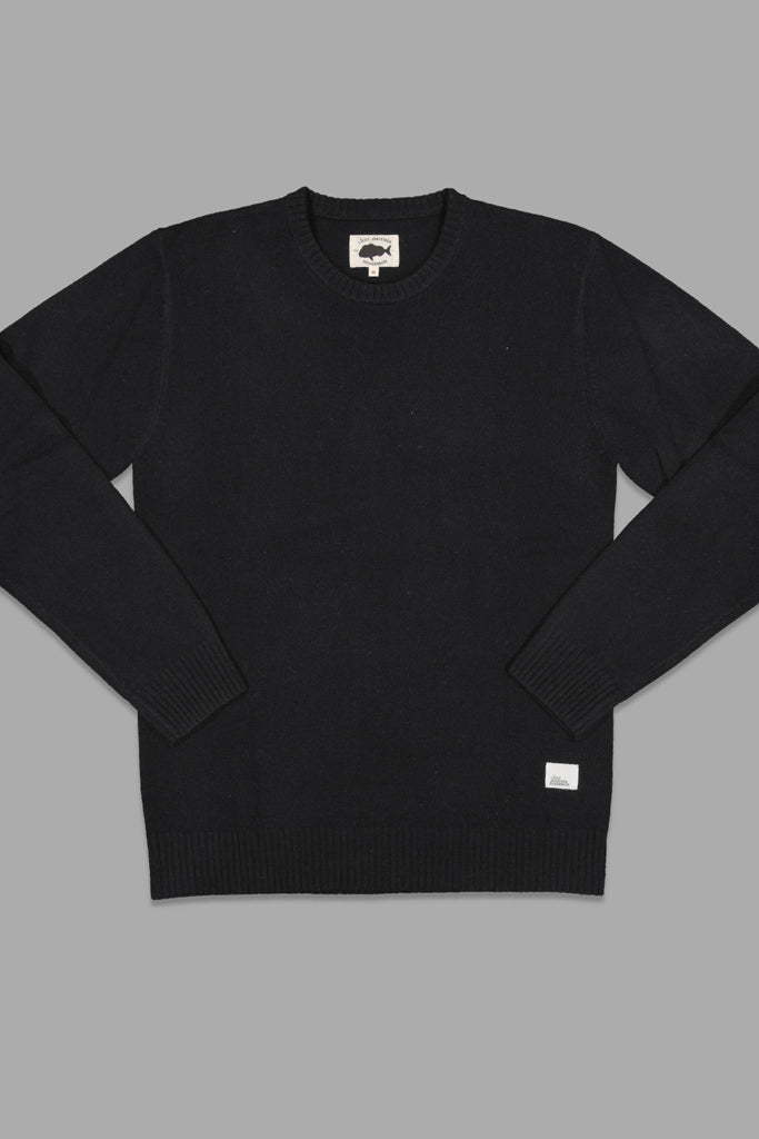 Just Another Fisherman Merino Sea Crew Black