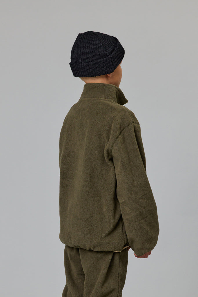 Just Another Fisherman Mini Ranger 1/4 Zip Khaki