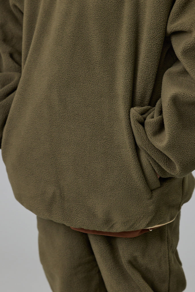 Just Another Fisherman Mini Ranger 1/4 Zip Khaki