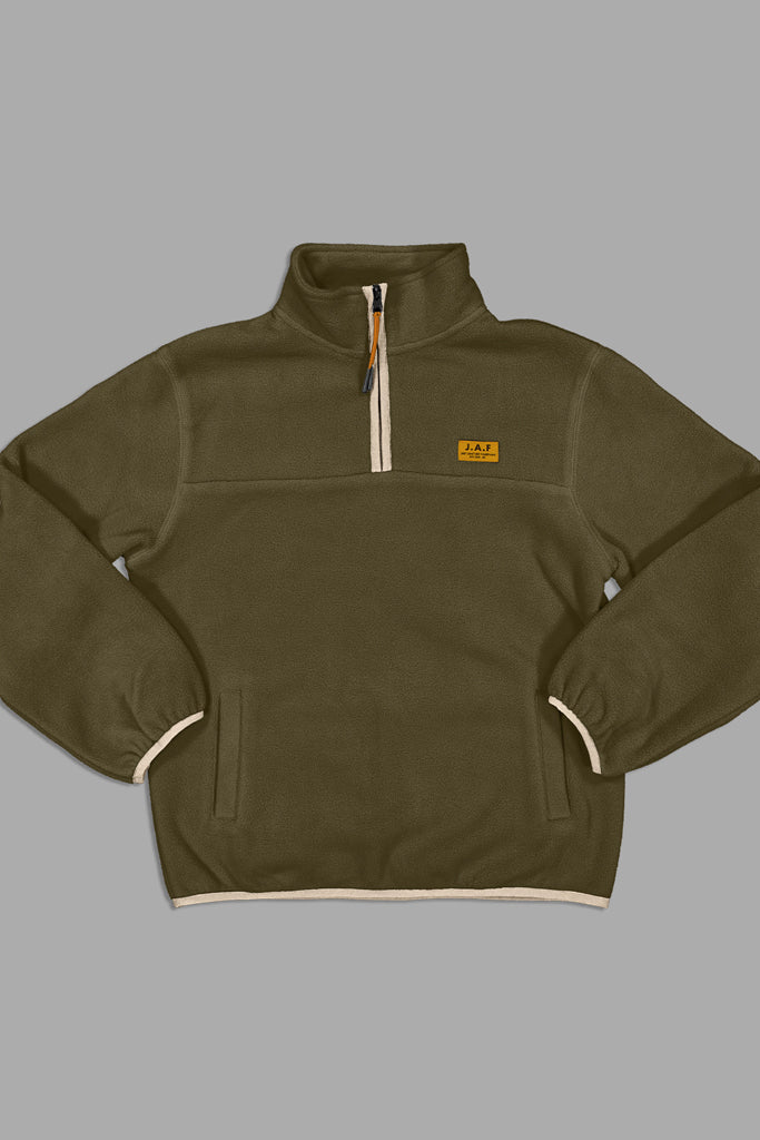 Just Another Fisherman Mini Ranger 1/4 Zip Khaki