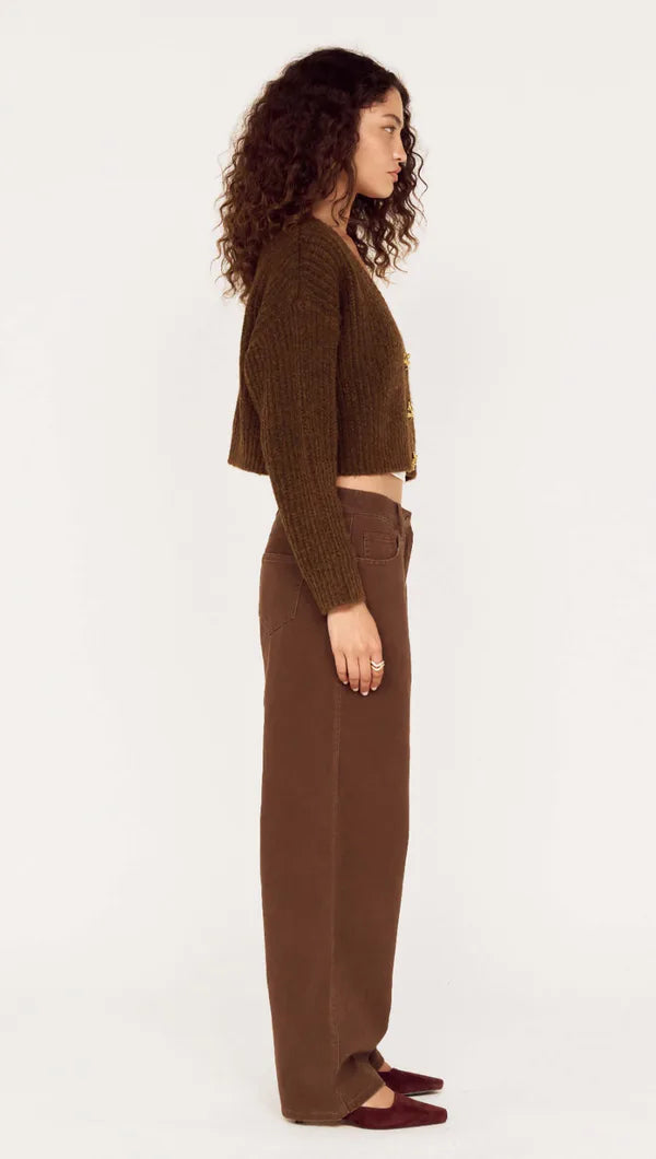 Mink Pink Cyra Cardi Chocolate