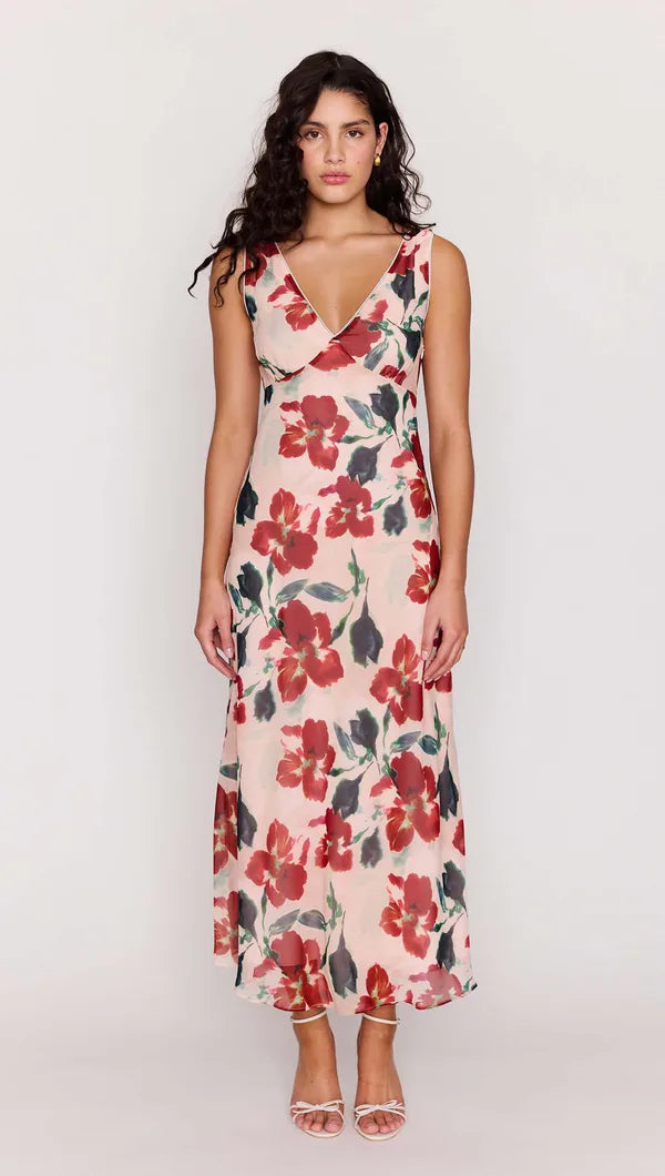 Mink Pink Arabella Bias Midi Dress