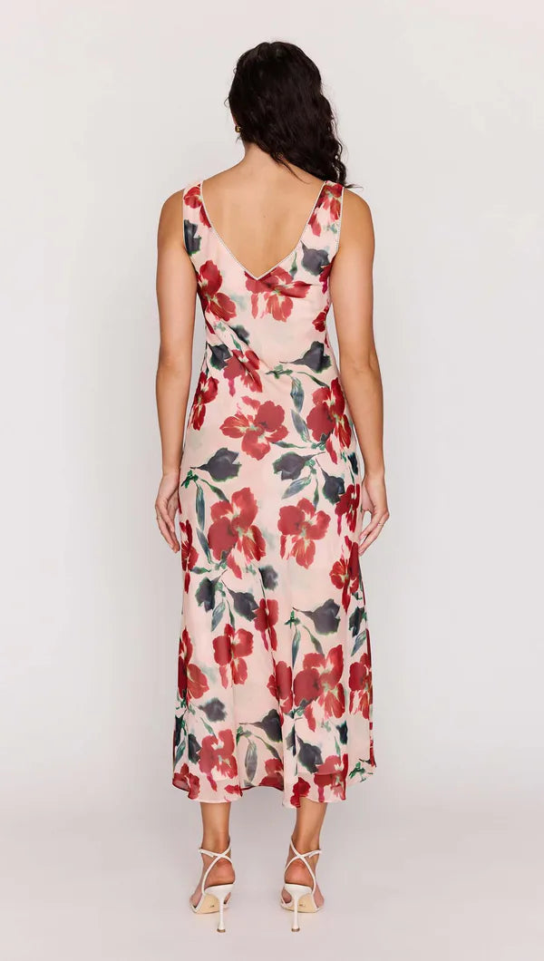 Mink Pink Arabella Bias Midi Dress