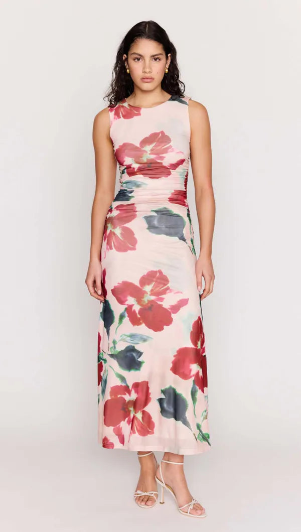 Mink Pink Arabella Mesh Midi Dress