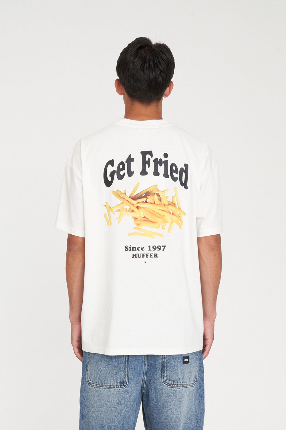 Huffer Block Tee 220/Fried Out Chalk