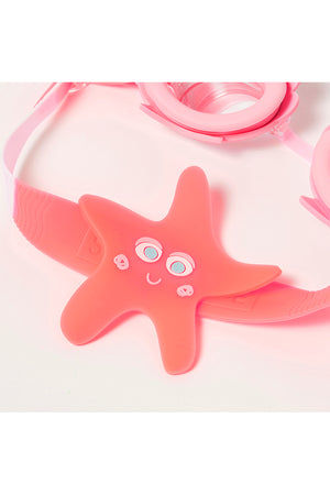 SunnyLife Melody The Mermaid Mini Swim Goggles Neon Strawberry