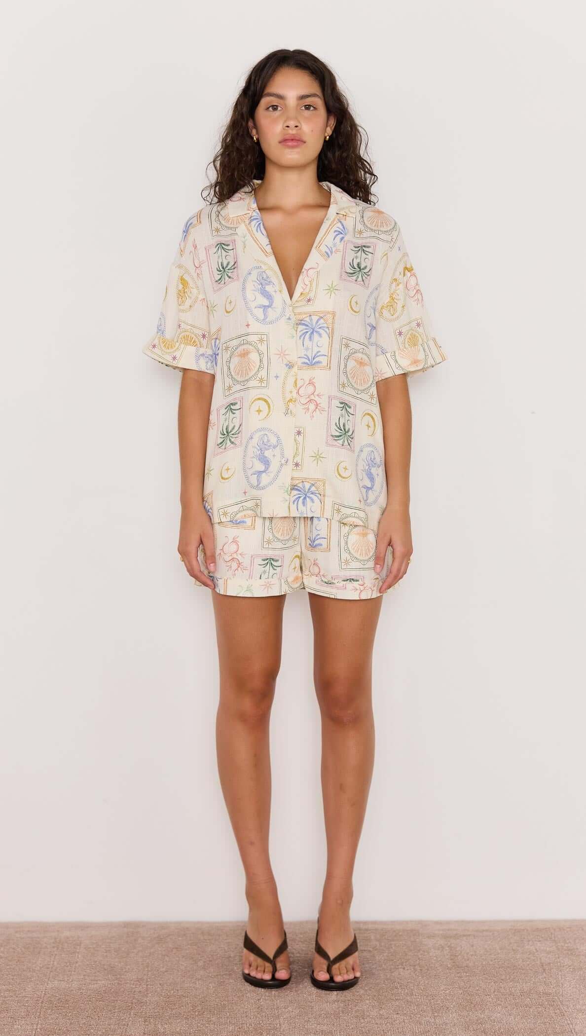 Mink Pink Sirena Resort SS Shirt