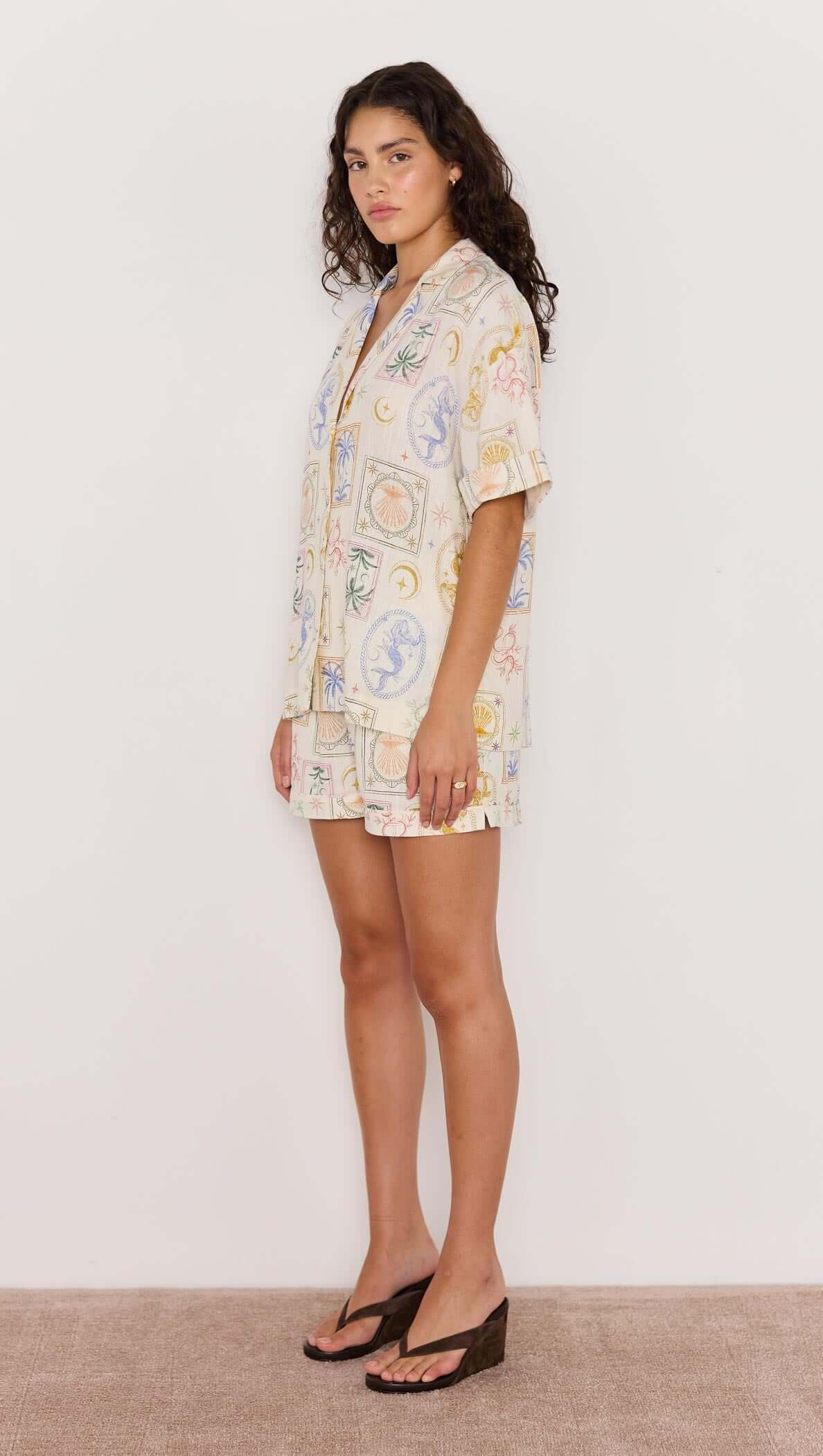 Mink Pink Sirena Resort SS Shirt