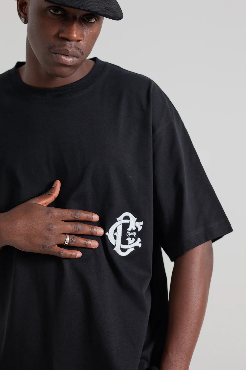 Crate Mono Box Fit T-Shirt Black