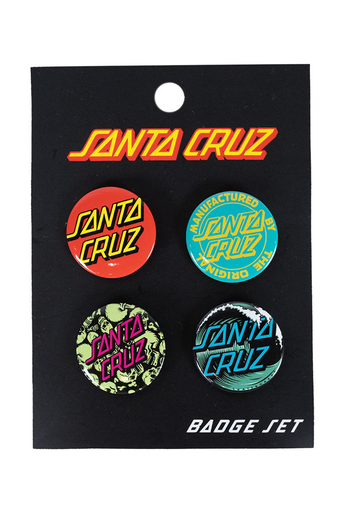 Santa Cruz Multi Logo Badge Set