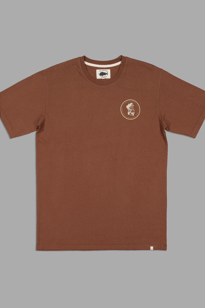 Just Another Fisherman Old Sea Dog Sea Tee Brown