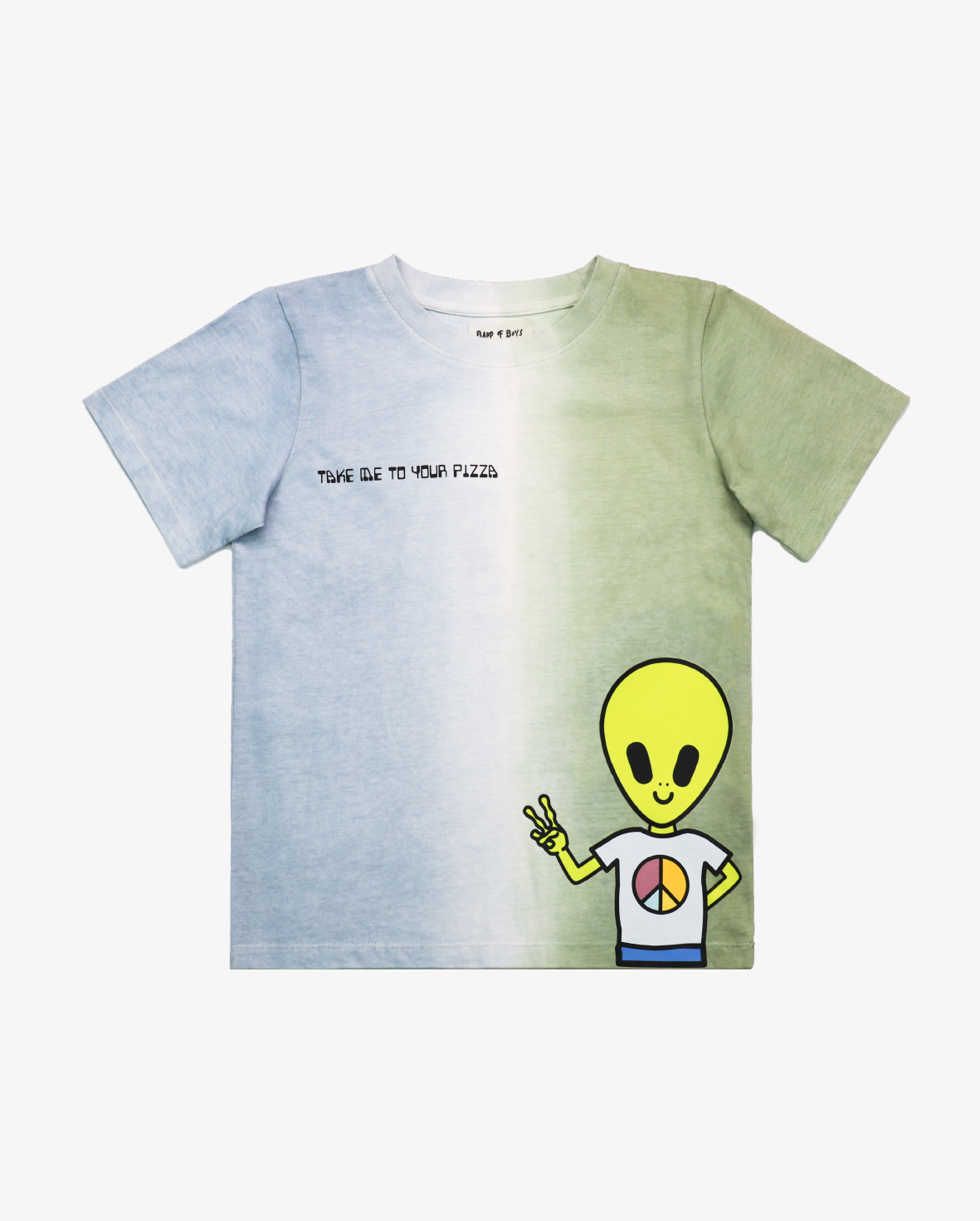 Band of Boys Ombre Alien Pizza Tee