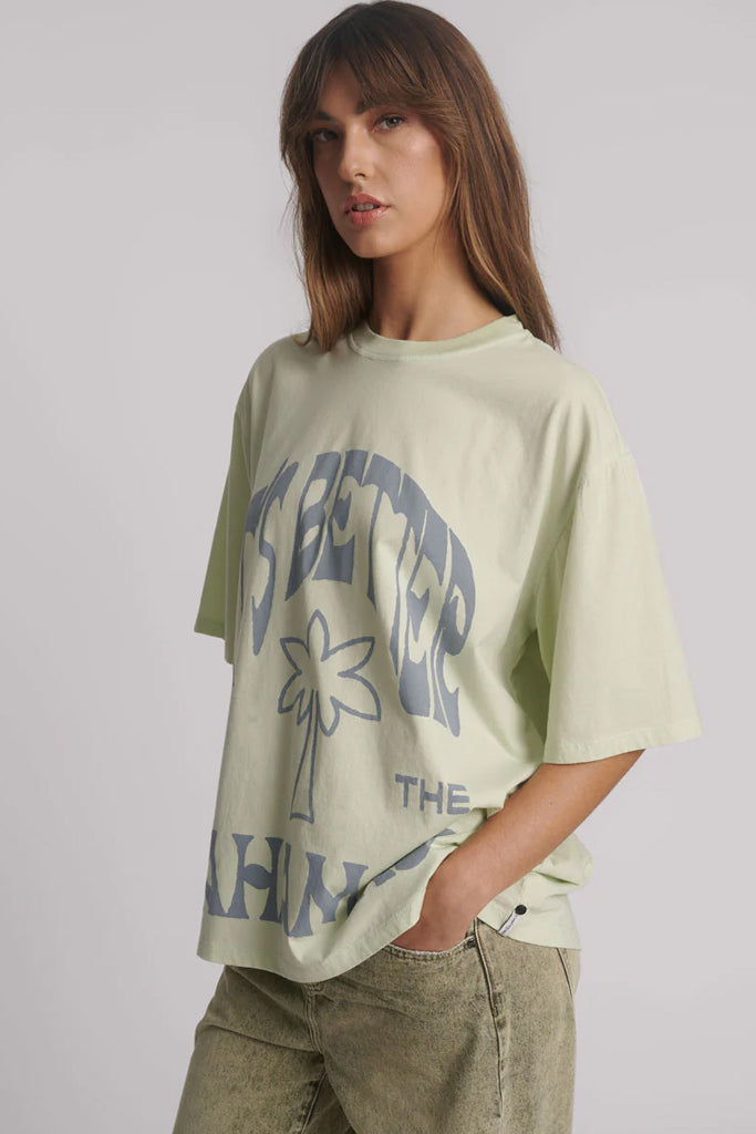 One Teaspoon Its Better In The Bahamas Kobe Tee Mist