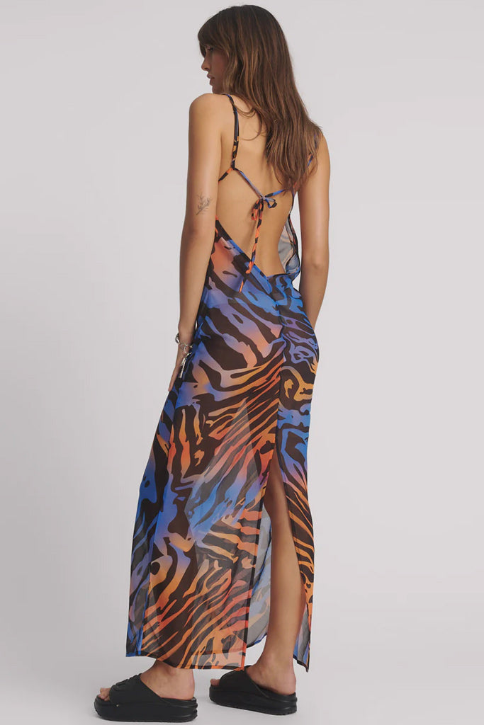 One Teaspoon Tropical Jagger Slip Dress Multi