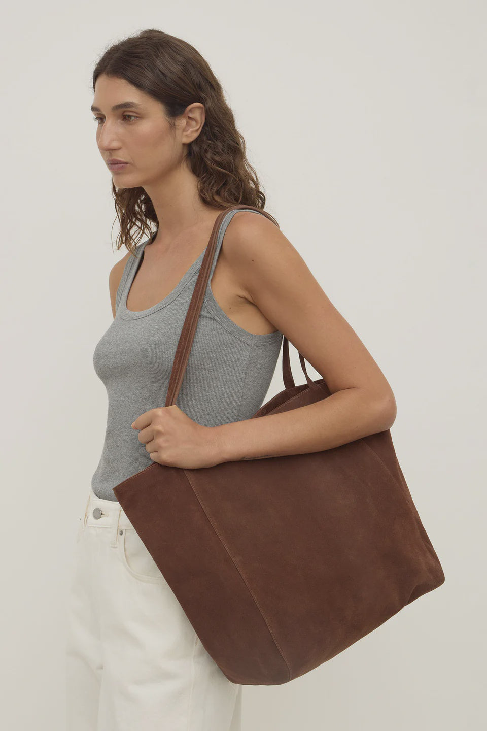 Assembly Paige Suede Tote Bag Amaro
