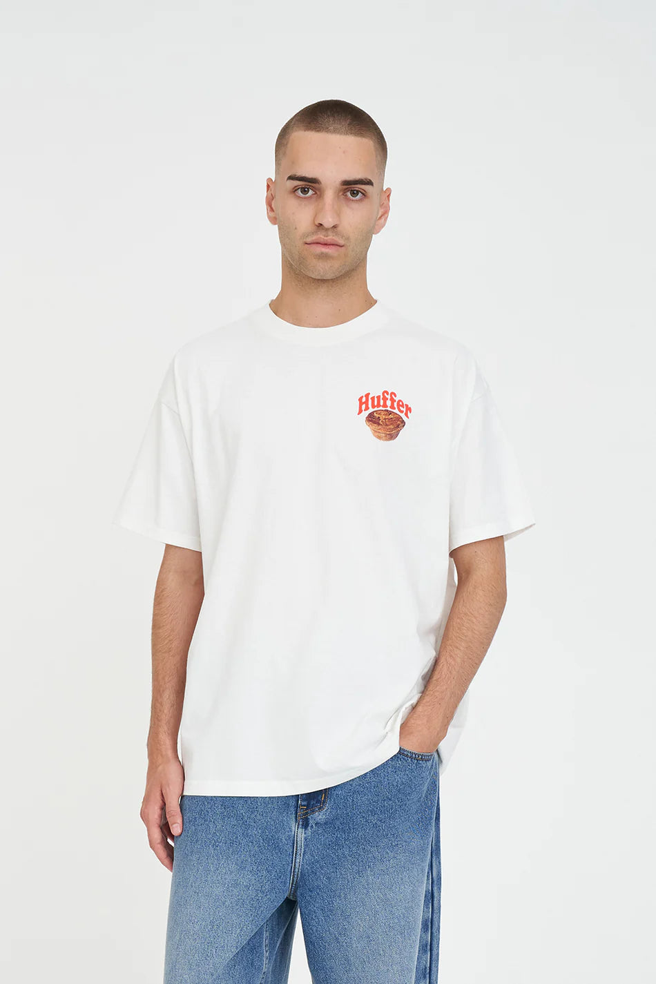Huffer Block Tee 220/Pieday Chalk