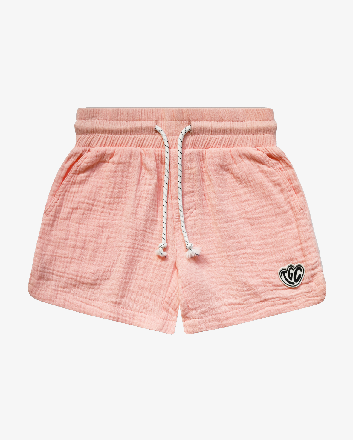 The Girl Club Pink Muslin Shorts