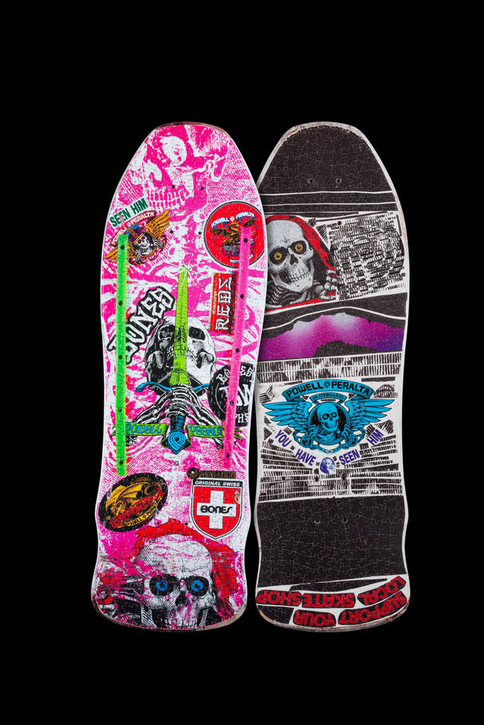 Powell Peralta Puzzle Skull And Sword Geegah Hot Pink