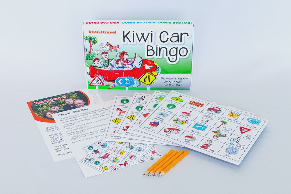 Kiwi Car Games Bingo