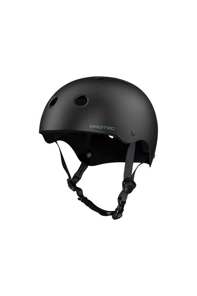 Protec Pro - Classic Skate Matte Black Helmet
