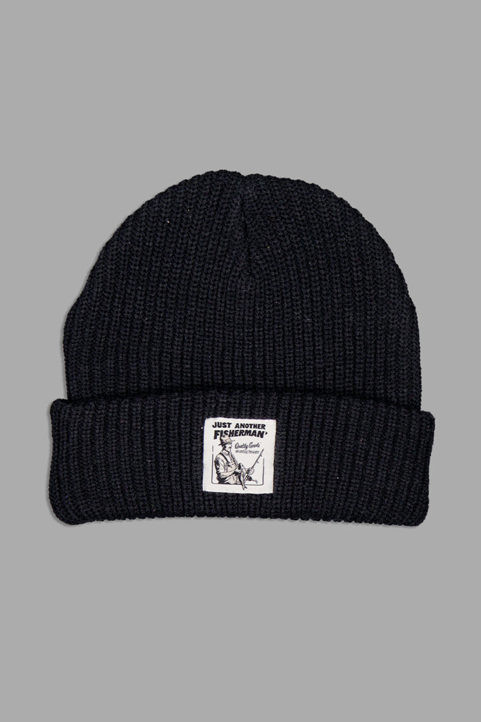 Just Another Fisherman Quality Goods Beanie Black