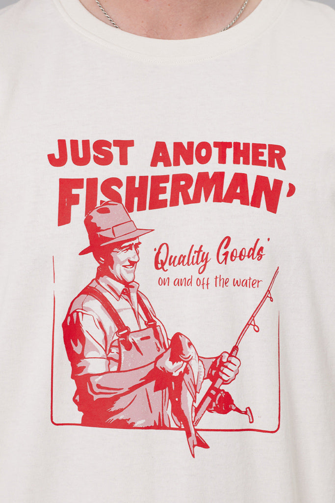 Just Another Fisherman Quality Goods Sea Tee Antique White