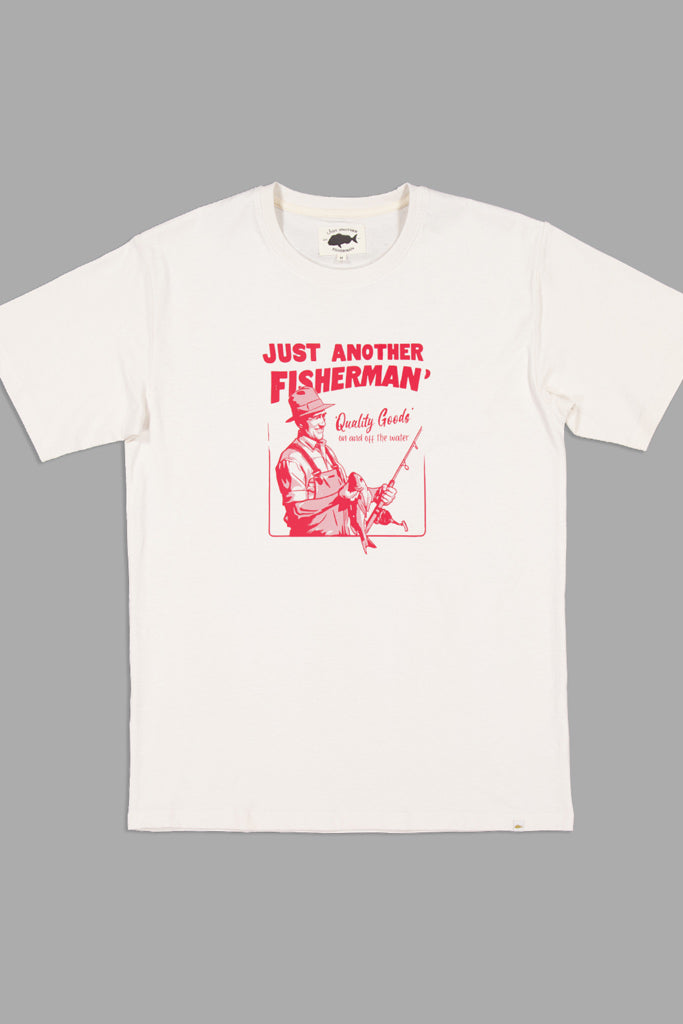 Just Another Fisherman Quality Goods Sea Tee Antique White