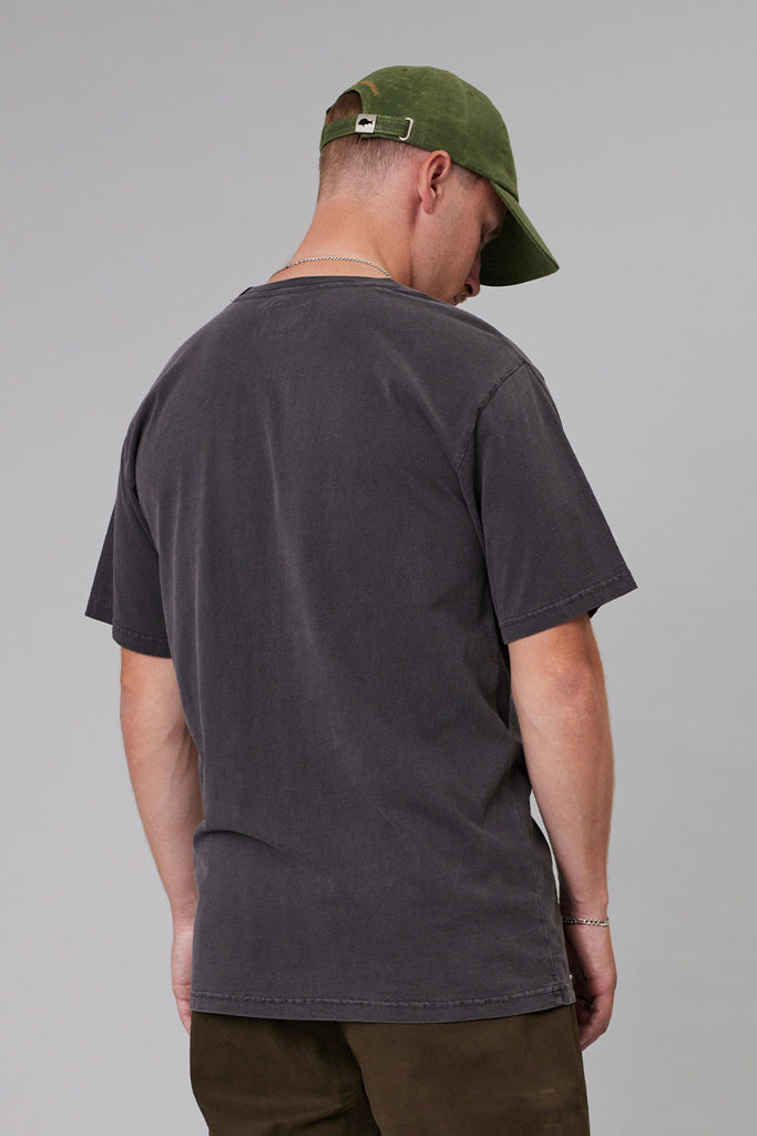 Just Another Fisherman Quality Goods Sea Tee Aged Black