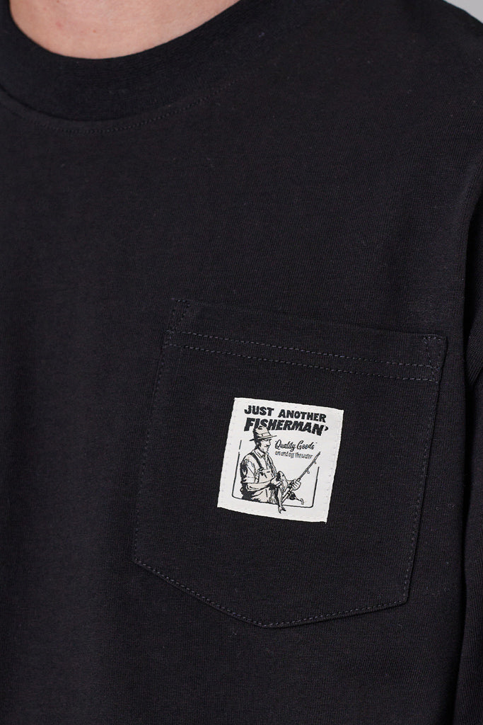 Just Another Fisherman Quality Heavy Shore Ls Tee Black