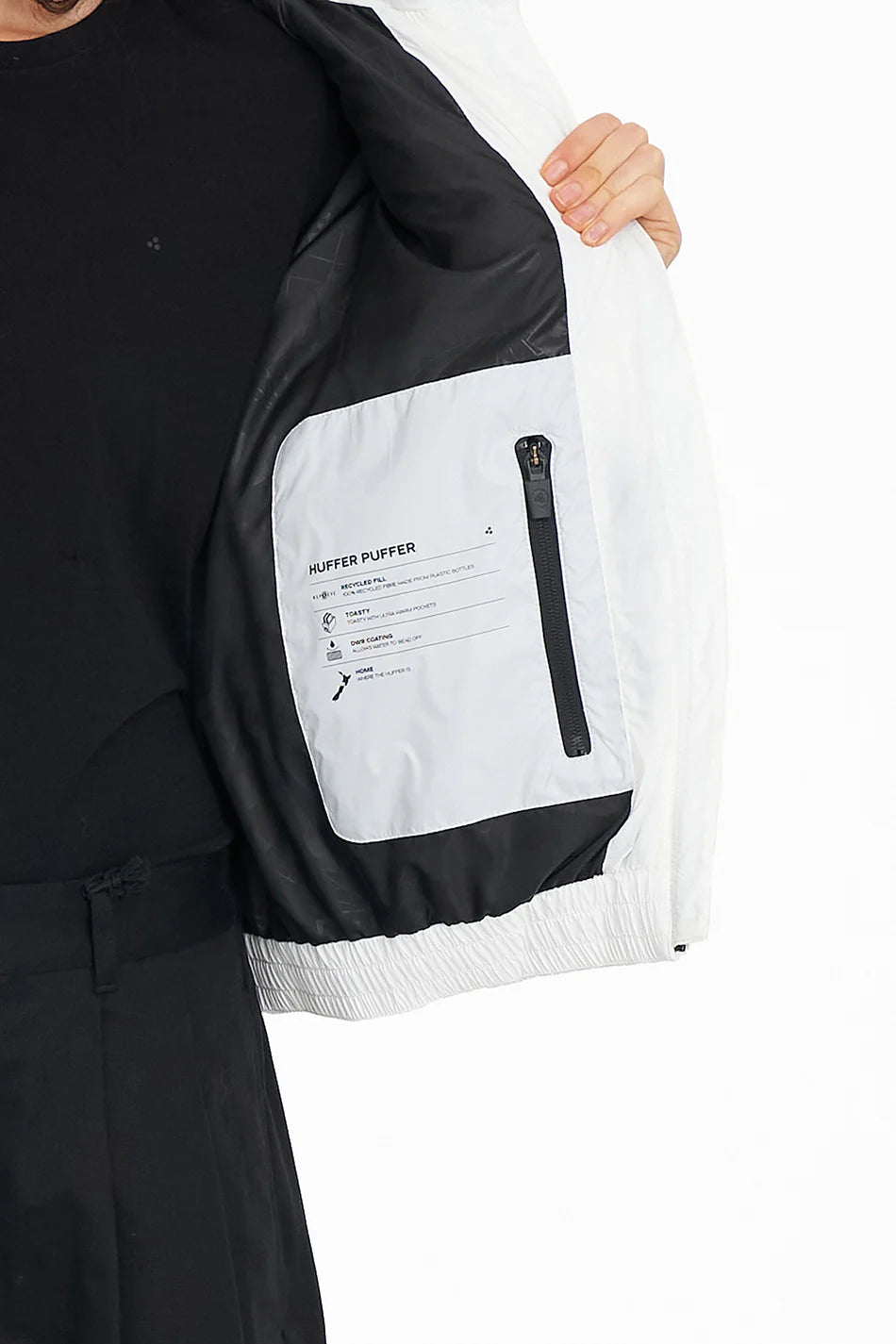 Huffer Quilted Loft Jacket White