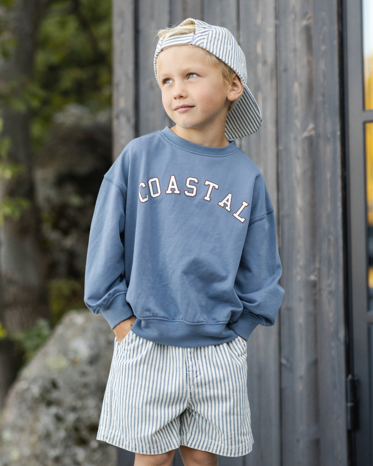 Rylee + Cru Relaxed Sweatshirt Coastal