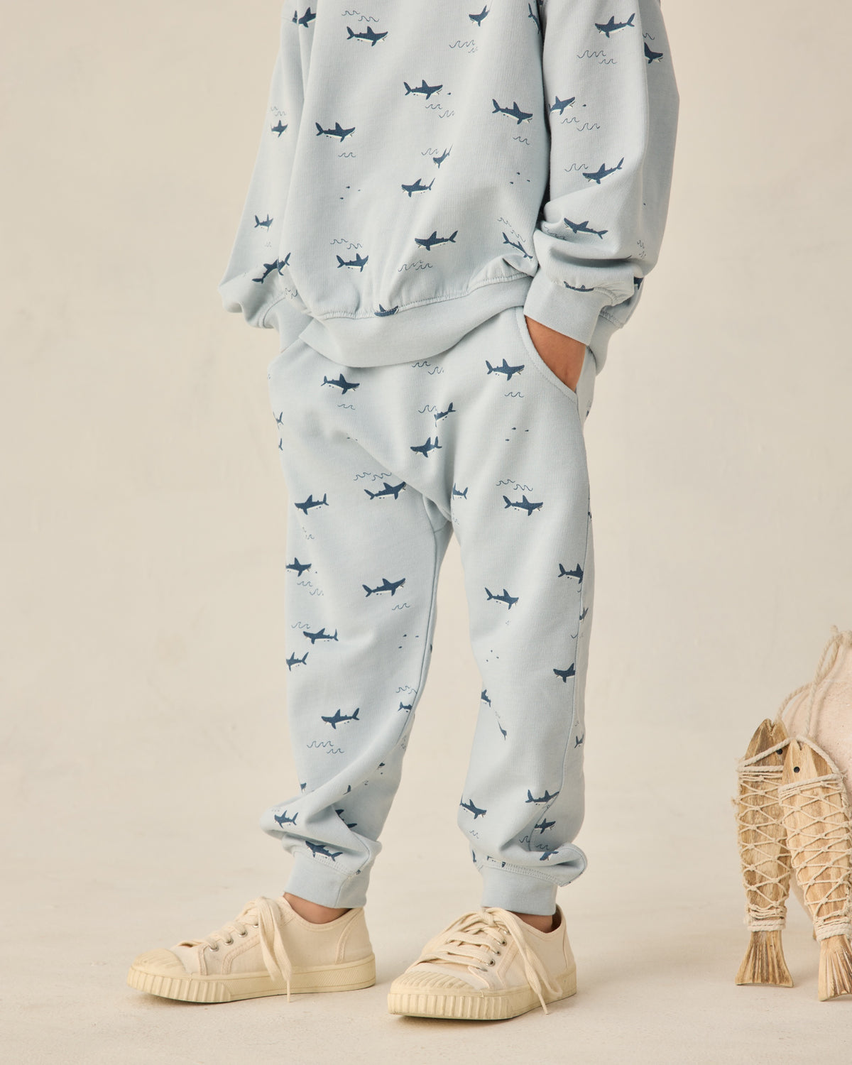 Rylee + Cru Sweatpants Sharks