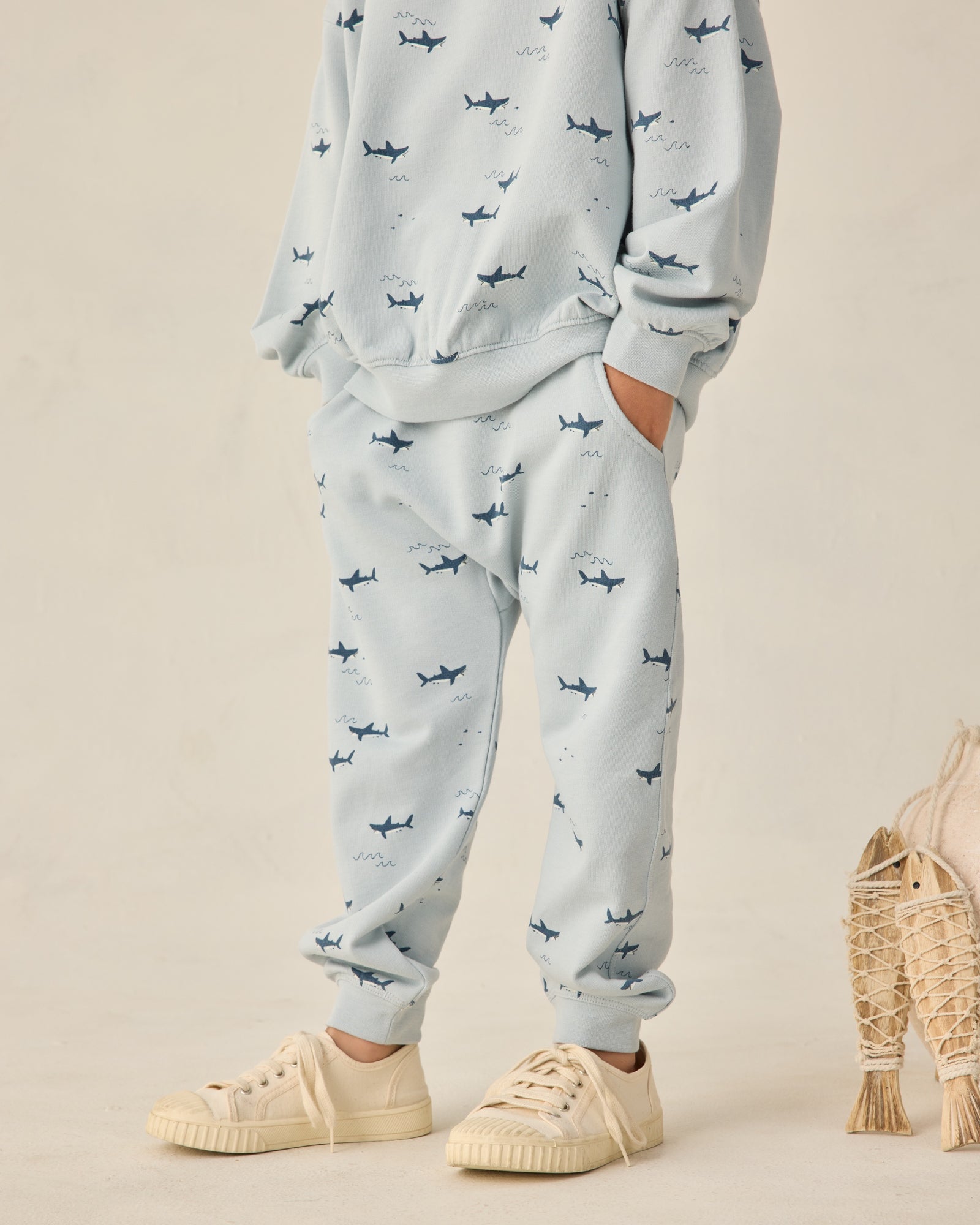 Rylee + Cru Sweatpants Sharks