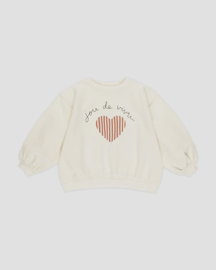 Rylee + Cru Oversized Sweatshirt - Joie de Vivre