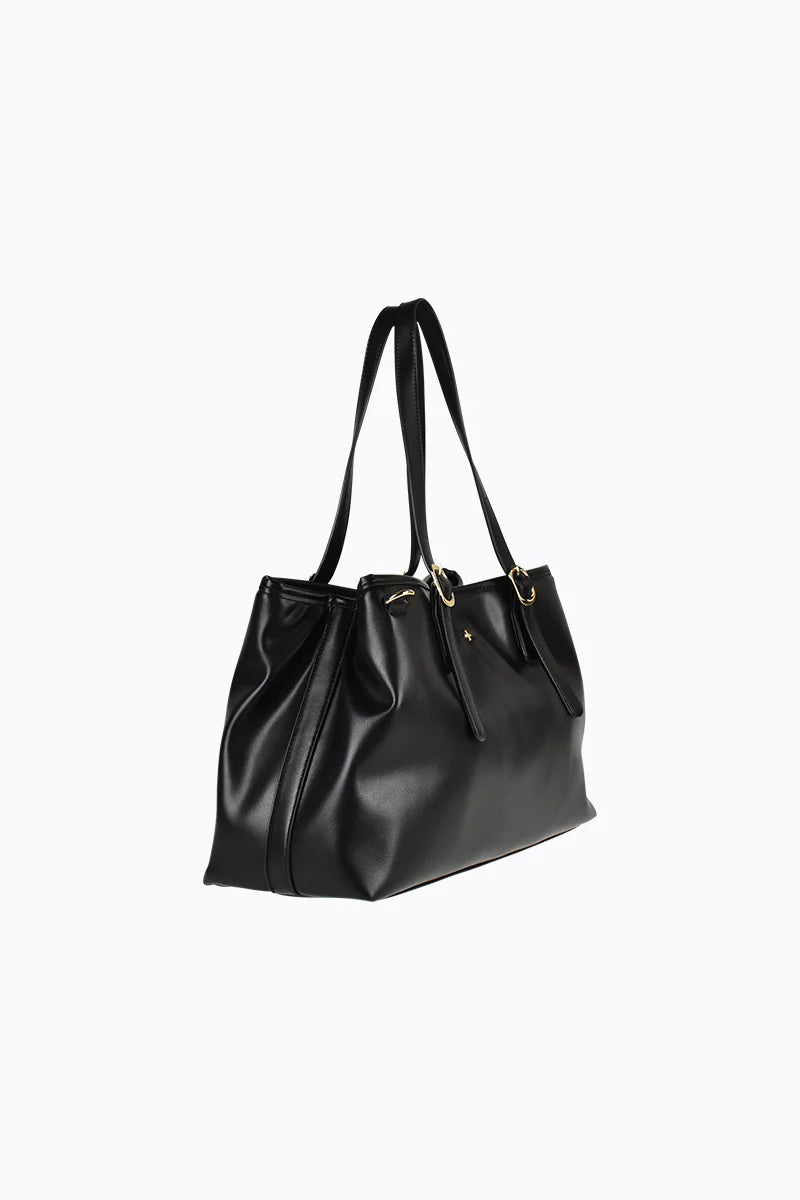 Peta + Jain Rader Work Tote Black PU/Gold