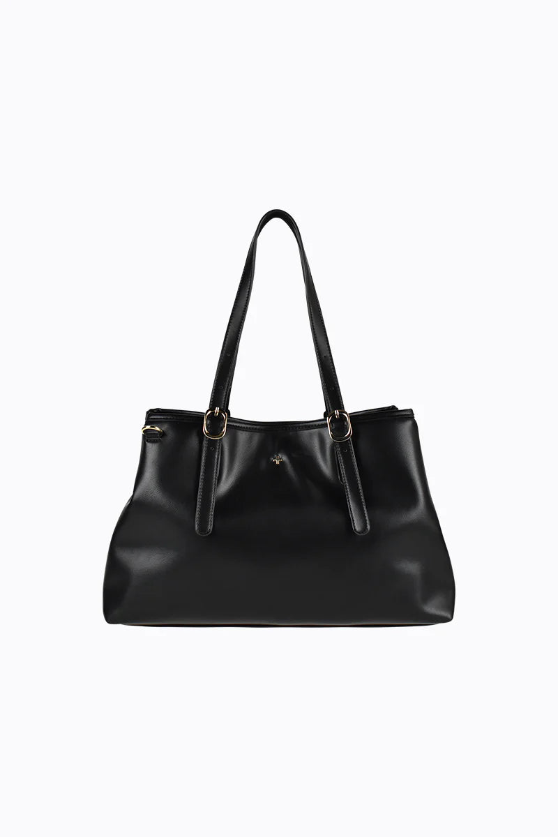 Peta + Jain Rader Work Tote Black PU/Gold