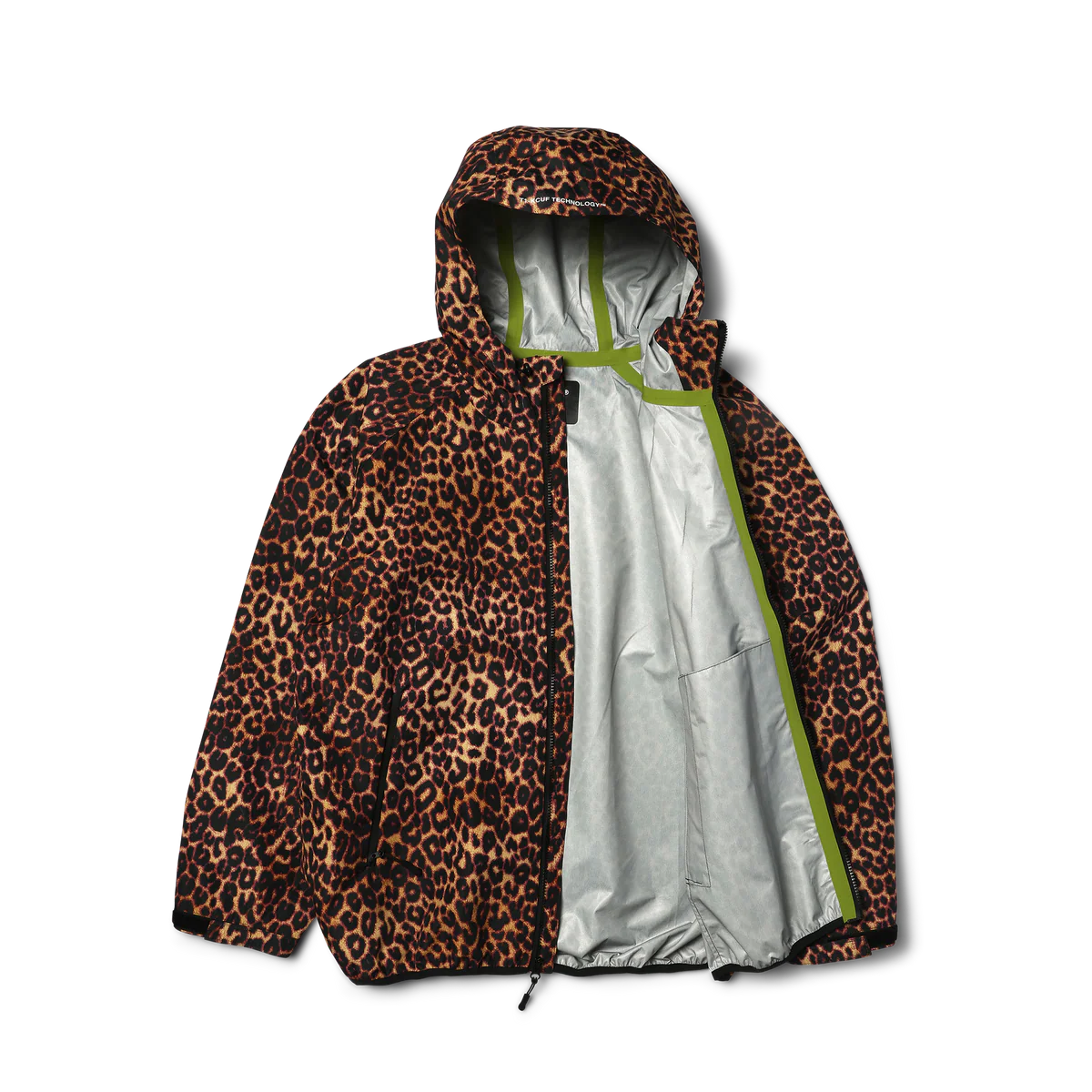HUF Rainer Printed Shell Jacket Brown