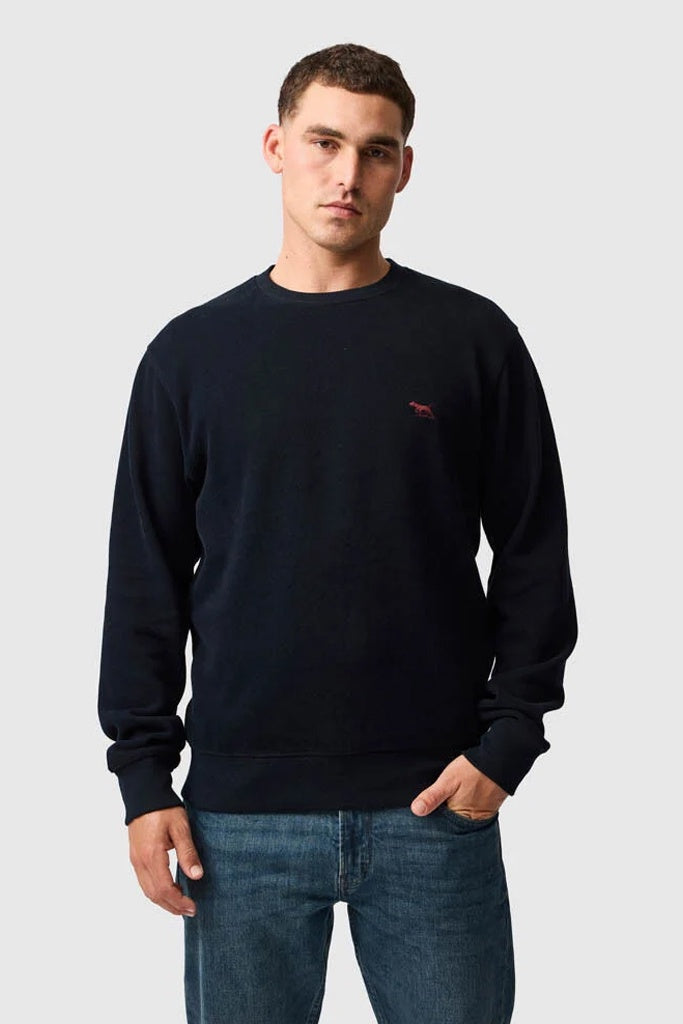 Rodd &amp; Gunn Gunn Crew Neck Sweat · Deep Sea