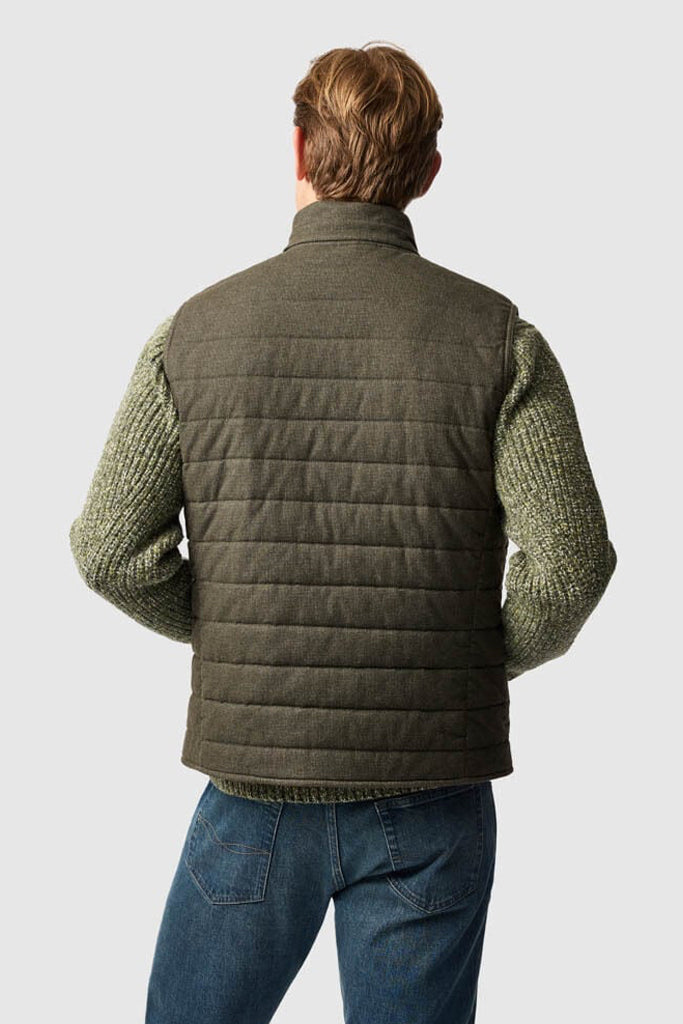 Rodd & Gunn Dunedin Road Vest · Moss