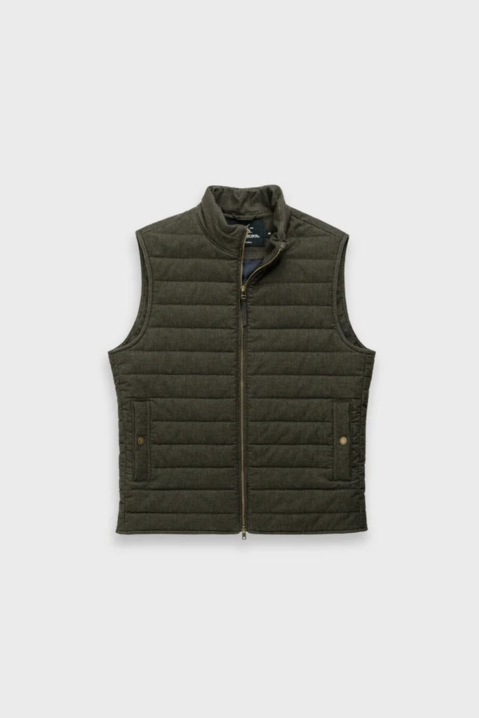 Rodd & Gunn Dunedin Road Vest · Moss