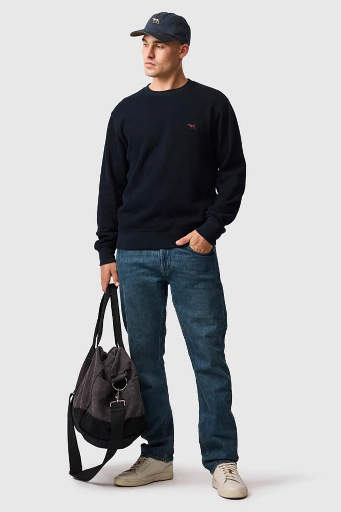 Rodd & Gunn Gunn Crew Neck Sweat · Deep Sea