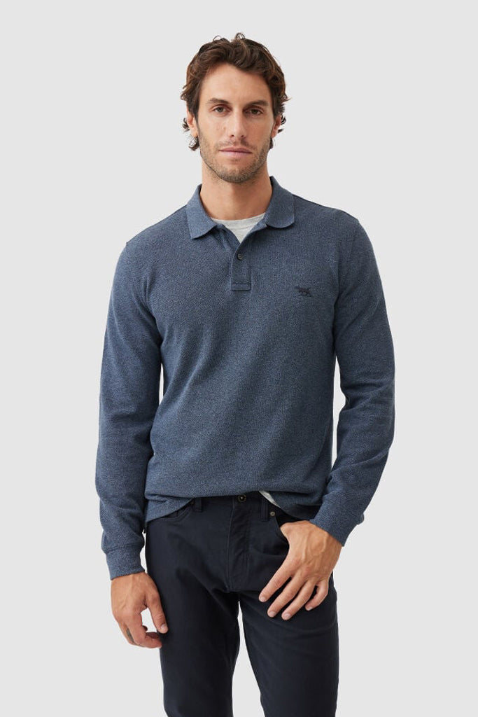 Rodd &amp; Gunn Ls Gunn Polo · Marine