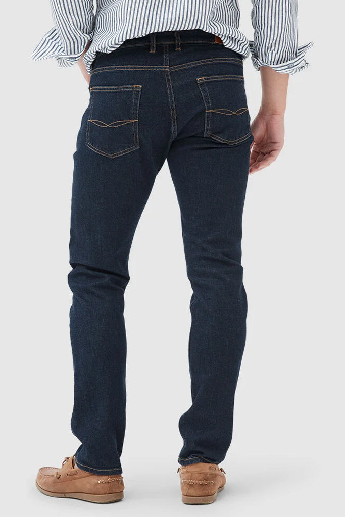 Rodd & Gunn Sutton Straight Italian Denim · Dark Blue