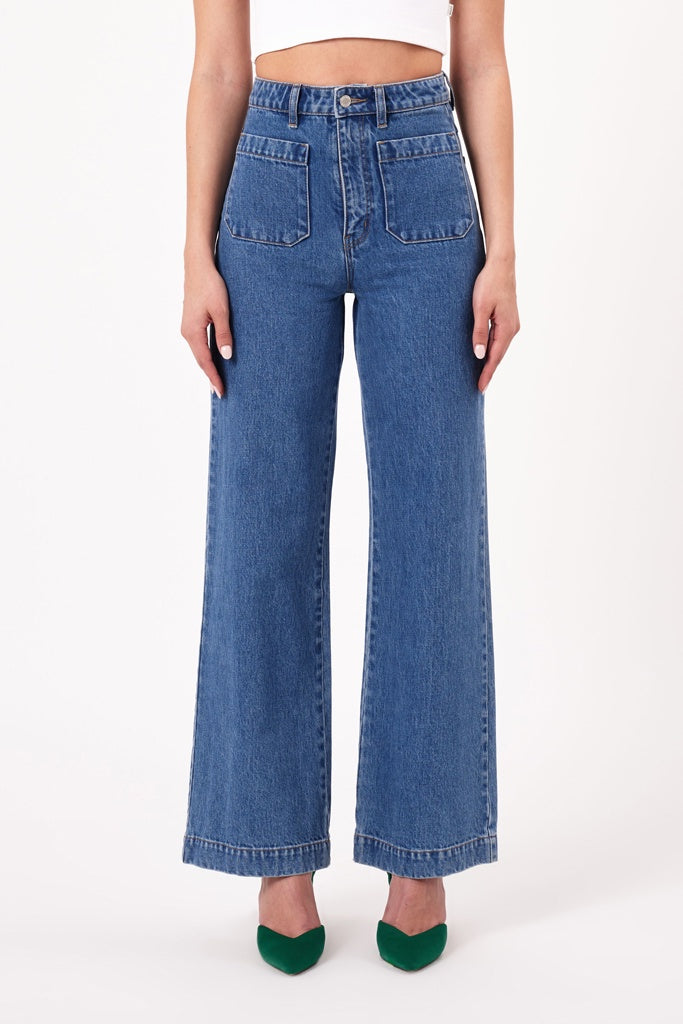 Rollas Sailor Jean Long Ashley Blue