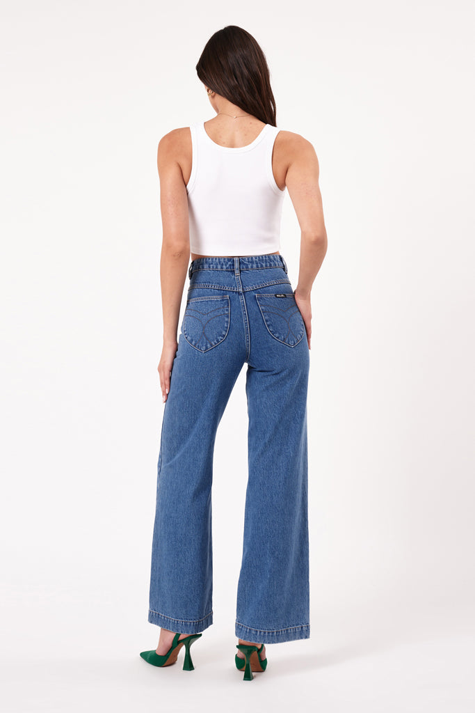 Rollas Sailor Jean Long Ashley Blue