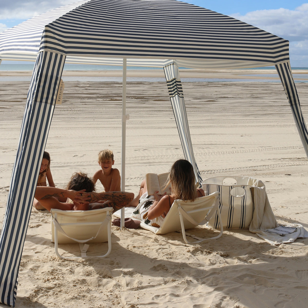 Sunnylife Beach Cabana Marine Stripe