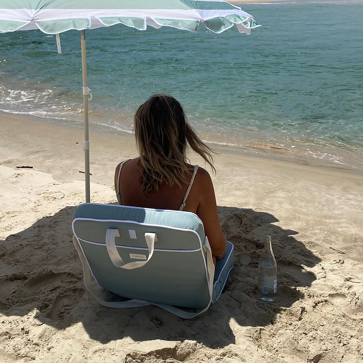 Sunnylife Take Anywhere Folding Chair Sea Sage